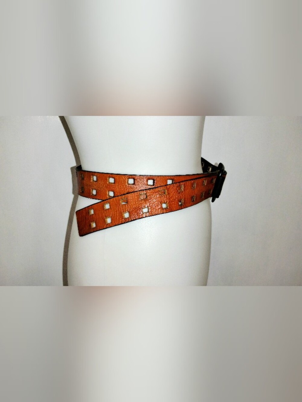 RETRO LEVI'S LEATHER BELT - Picture 3 of 6